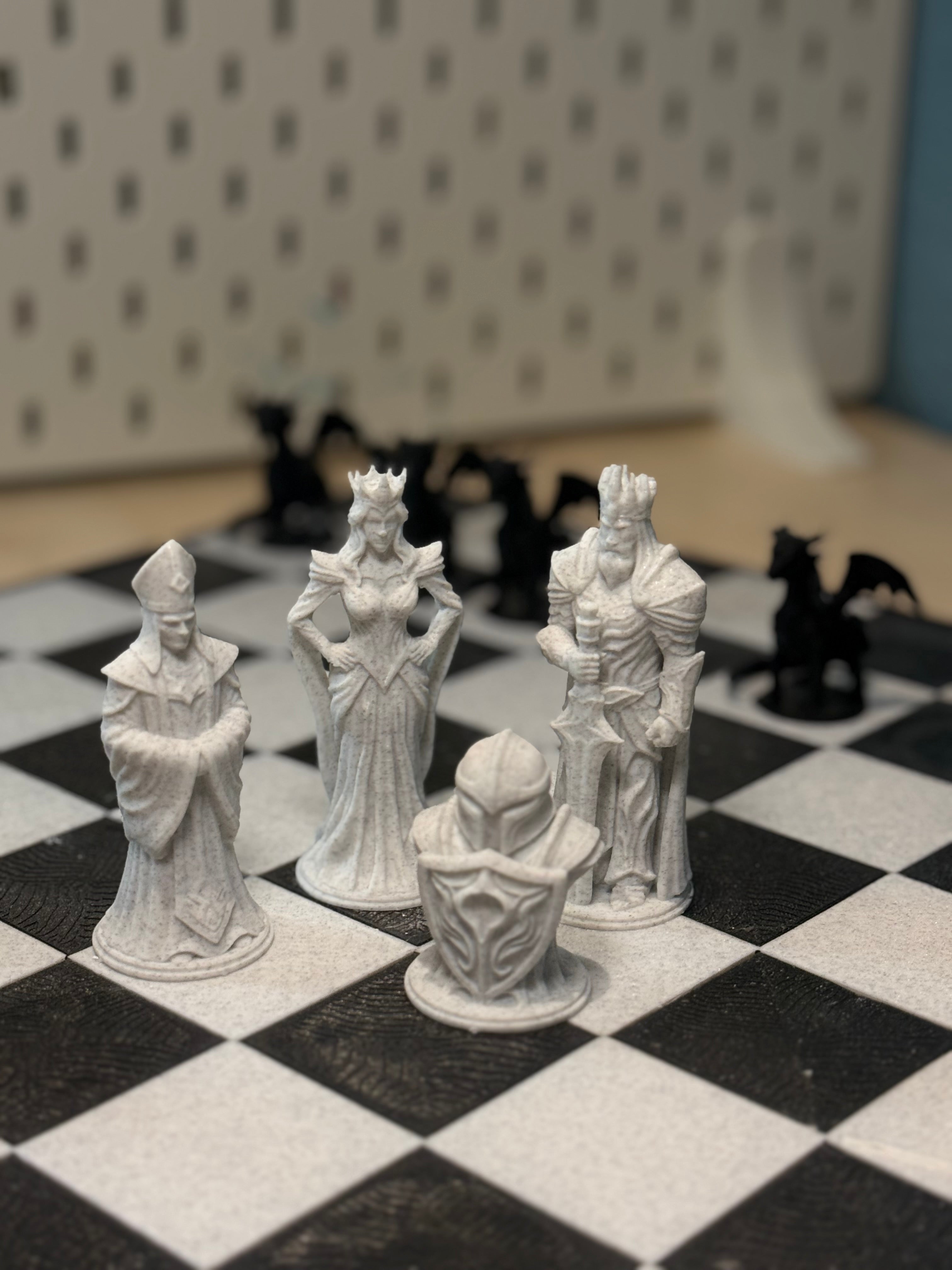 Ajedrez Fantasía Épica – Caballeros y Magos vs Dragones 🐉♟️