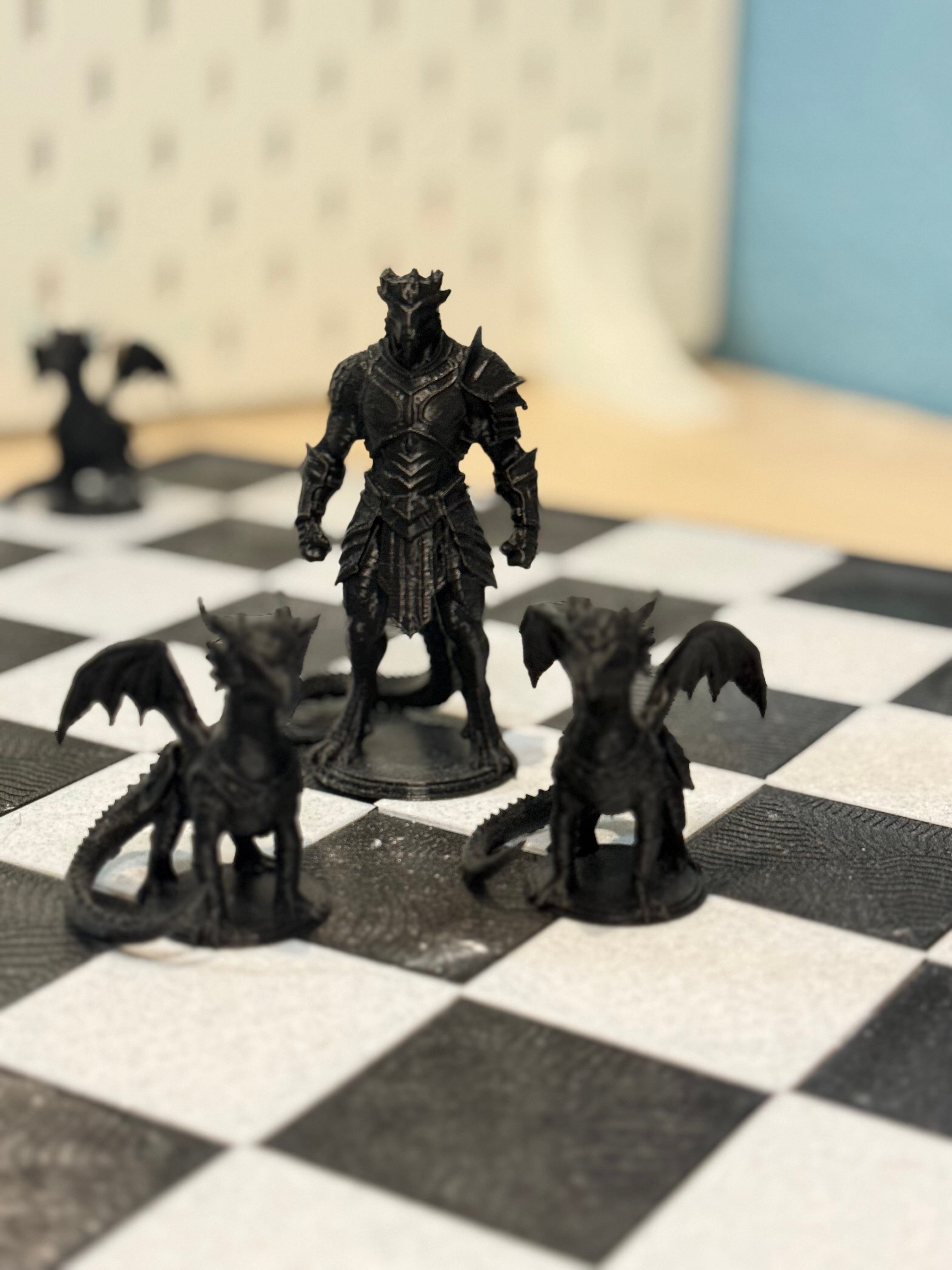 Ajedrez Fantasía Épica – Caballeros y Magos vs Dragones 🐉♟️